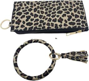 img 1 attached to SOGIBUR Tassel Zipper Pocket Wristlet Women's Handbags & Wallets