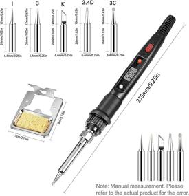 img 2 attached to Soldering Ceramic Electronics Temperature Adjustable