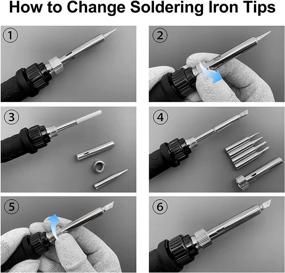 img 1 attached to Soldering Ceramic Electronics Temperature Adjustable