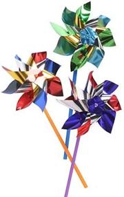 img 3 attached to Whirling Fun: Rhode Island Novelty Pinwheel Assortment for Breezy Delight!