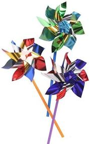 img 2 attached to Whirling Fun: Rhode Island Novelty Pinwheel Assortment for Breezy Delight!