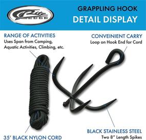 img 1 attached to 🪝 SZCO Supplies Grappling Hook with Cord: The Ultimate Tool for Adventurers and Outdoor Enthusiasts