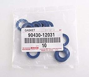 img 3 attached to Genuine Toyota Oil Drain Plug Gaskets - Pack of 10