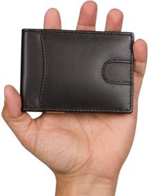 img 1 attached to 👔 NKPT Full Grain Leather Wallet: Stylish Men's Accessories for Wallets, Card Cases & Money Organizers