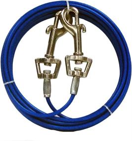 img 1 attached to Boss Pet - Prestige 30ft Medium Dog Tie Out: Secure and Reliable Outdoor Freedom for Your Dog!