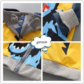 img 1 attached to Garsumiss Little Animal Dinosaur Cartoon Boys' Clothing