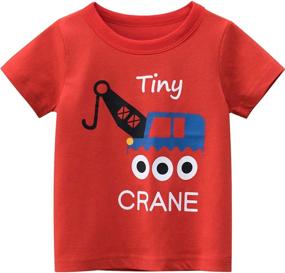 img 3 attached to 👕 Meeyou Little T Shirt Monster Trucks 2 Boys' Clothing Sets: Vibrant and Stylish Outfits