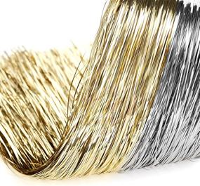 img 3 attached to 🎄 Shimmering Gold and Silver Tinsel Garland - 2500 Strands, Iridescent Foil Fringe Icicles, Perfect for Christmas and Special Occasion Decorations
