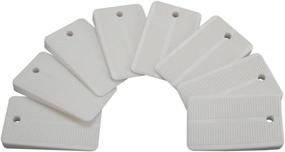 img 3 attached to 🚽 Plumb Pak PP836-55 Keeney Toilet Leveling Shims, Versatile for Furniture, Cabinets, and Tables, 8-Pack, White, 8 Count