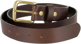 img 4 attached to Classy Men's Accessories: Exquisite Solid Piece Genuine Leather Collection