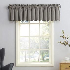 img 4 attached to Занавеска верхняя часть Sun Zero Efficient Curtain Valance.