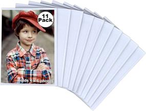 img 4 attached to Iconikal Magnetic Photo Sleeves: 4x6-Inch, 11 Pack - A Perfect Solution for Organizing and Displaying Your Precious Memories