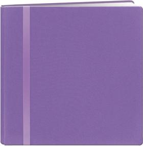 img 3 attached to 📸 Pioneer Photo Albums DSL12-PR Snapload 12x12 Fabric Ribbon Scrapbook: Stylish Purple Design for Effortless Scrapbooking