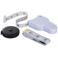 📏 warmk sturdy tape measures – 3 kinds of measuring tapes for accurate body, clothing, and pet measurements: retracted, sewing, and body measure with large numbers, offering premium ease-of-use logo