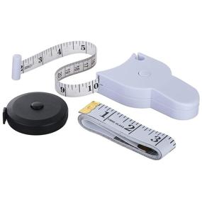 img 4 attached to 📏 Warmk Sturdy Tape Measures – 3 Kinds of Measuring Tapes for Accurate Body, Clothing, and Pet Measurements: Retracted, Sewing, and Body Measure with Large Numbers, Offering Premium Ease-of-Use