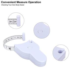 img 3 attached to 📏 Warmk Sturdy Tape Measures – 3 Kinds of Measuring Tapes for Accurate Body, Clothing, and Pet Measurements: Retracted, Sewing, and Body Measure with Large Numbers, Offering Premium Ease-of-Use