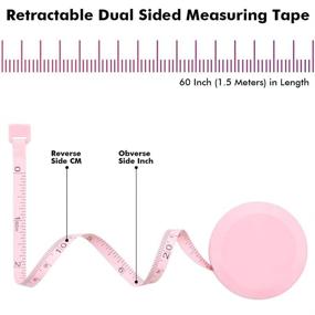 img 3 attached to 📏 60 Inch Retractable Measuring Tape for Efficient Measurements