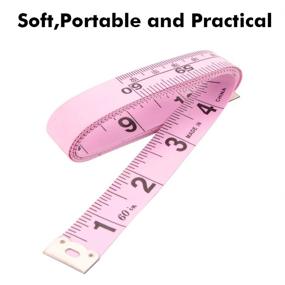 img 1 attached to 📏 60 Inch Retractable Measuring Tape for Efficient Measurements