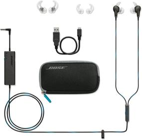 img 1 attached to 🎧 Безшумные наушники Bose QuietComfort 20 с активным шумоподавлением для устройств Apple – черные: Настоящее аудио наслаждение!