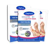 👣 gephonsi lavender exfoliating foot peel mask - pack of 2 for effective dead skin removal and callus foot care logo