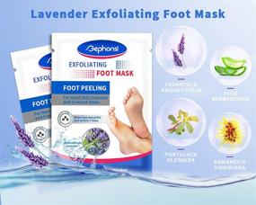 img 3 attached to 👣 Gephonsi Lavender Exfoliating Foot Peel Mask - Pack of 2 for Effective Dead Skin Removal and Callus Foot Care