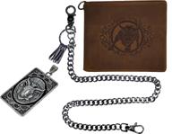 🤠 abc story leather western cowboy men's accessories, wallets, card cases, and money organizers logo