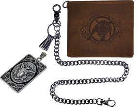 img 4 attached to 🤠 ABC STORY Leather Western Cowboy Men's Accessories, Wallets, Card Cases, and Money Organizers