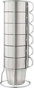 img 4 attached to 🍱 Mirenlife Stackable Stainless Insulated Pieces: A Functional Solution for Optimal Food Storage