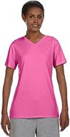 👚 hanes sport women's cool dri performance v-neck tee - ultimate performance and comfort for active women logo