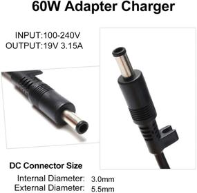 img 3 attached to 💻 60W CPA09-004A Laptop Charger Adapter for Samsung R530 Q430 R580 R540 R480 RV515 NP300E5A NP305E5A NP300E5E NP300E5C NP365E5C NP300E4C NP300V5A NP510R5E NP305E7A NP305V5A, 19V 3.15A Power Supply Cord