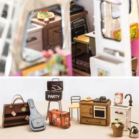 img 2 attached to 🏠 Rolife Miniature Dollhouse DIY Kit with Creative Decorations, Dolls & Accessories