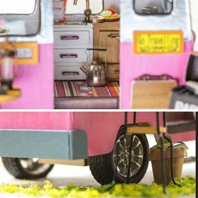 img 1 attached to 🏠 Rolife Miniature Dollhouse DIY Kit with Creative Decorations, Dolls & Accessories