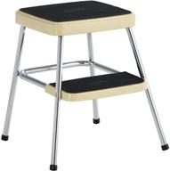 cosco 11330cby1e stylaire retro two (yellow, 1-pack) multifunction step stool logo