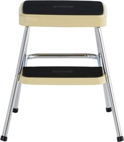 img 2 attached to COSCO 11330CBY1E Stylaire Retro Two (Yellow, 1-Pack) Multifunction Step Stool