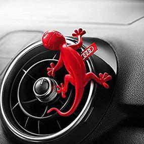 img 4 attached to 🦎 Genuine Audi Gecko Cockpit Air Freshener: Red Floral Fragrance for a Refreshing Ride