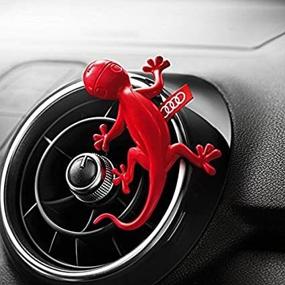 img 1 attached to 🦎 Genuine Audi Gecko Cockpit Air Freshener: Red Floral Fragrance for a Refreshing Ride