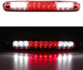 img 4 attached to 🚦 Enhanced Youxmoto 3rd Brake Light for 2007-2013 Chevy Silverado/GMC Sierra 1500 2500HD 3500HD - LED High Mount Stop Light Cargo Light 25890530 (Chrome Housing/Red Lens)