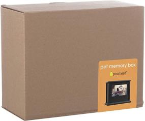 img 1 attached to 🐾 Pearhead Pet Memorial Photo Keepsake Urn: Black Memory Box for Cherished Pet Memories (89051)