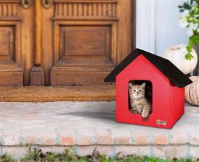 img 3 attached to 2020 New Line Up: Extreme Consumer Products Collapsible Indoor/Outdoor Cat House - Standard and Heated Options in Various Colors