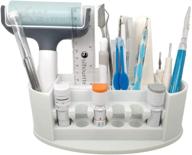 efficient storage solution for silhouette cameo 4 tools and accessories - blade holder caddy (white) - tools not included logo