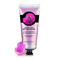 british rose petal-soft hand cream by the body shop - 100ml logo