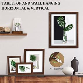 img 1 attached to Versatile 11-Piece Collage Photo Frames Set: Wall 🖼️ & Tabletop Display in Various Sizes (4x6, 5x7, 8x10, 11x14)