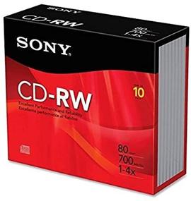 img 1 attached to Sony 10 упаковок CD RW кейсов для дисков