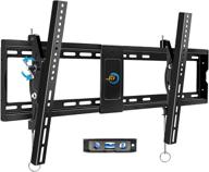 📺 juststone tilting tv wall mount bracket for 40-90 inch flat large screen tvs - low profile, fits 16-24 inch wood studs, max vesa 800x400mm, up to 165 lbs capacity logo