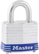 1 pack master lock 3d keyed padlock, ideal for outdoor use logo