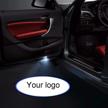 bearfire fit hy door lights 2pcs car door projector light led welcome lights car logo suitable for all models logo
