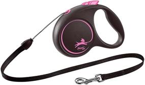 img 4 attached to Flexi Black Design Cord Pink Dogs