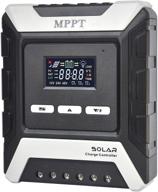 ⚡️ 60amp mppt solar charge controller with color lcd display - auto 48v 24v 12v battery regulator for solar panels, suitable for lead-acid, lifepo4, and lithium batteries - pikasola logo