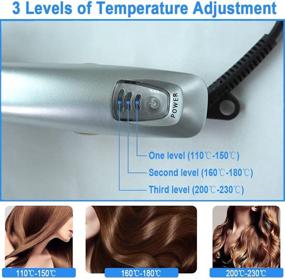 img 2 attached to Straightener Curler Curling Ceramic Adjustable