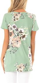 img 2 attached to 🍀 Stylish Shamrock Girls' Summer Sleeve Shirts in Tops, Tees & Blouses